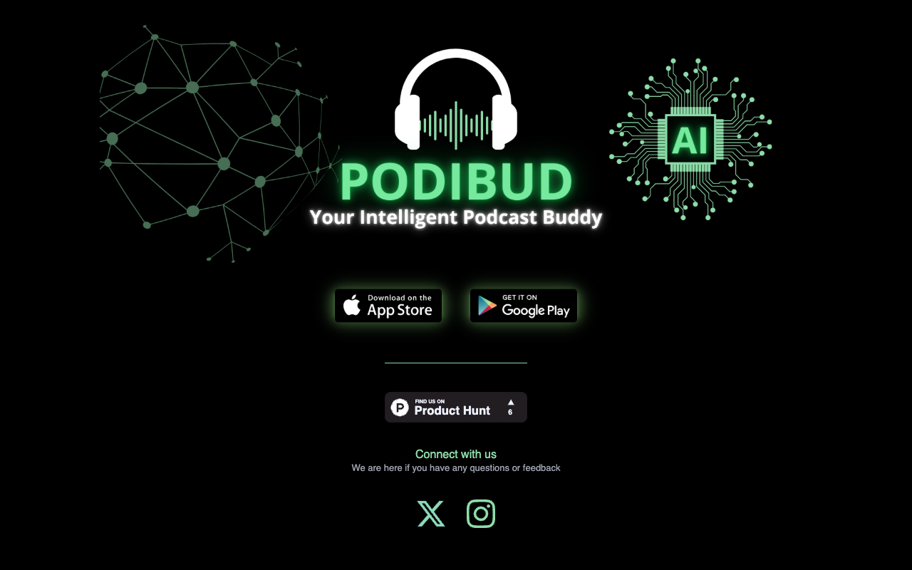 PodiBud - Your intelligent Podcast buddy