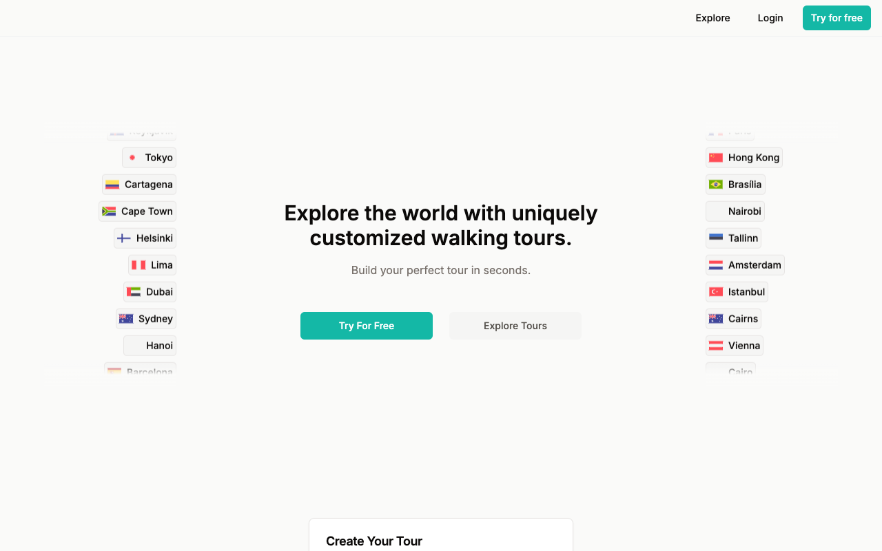 WalkSmart.AI - Your Personalized Walking Tour Generator