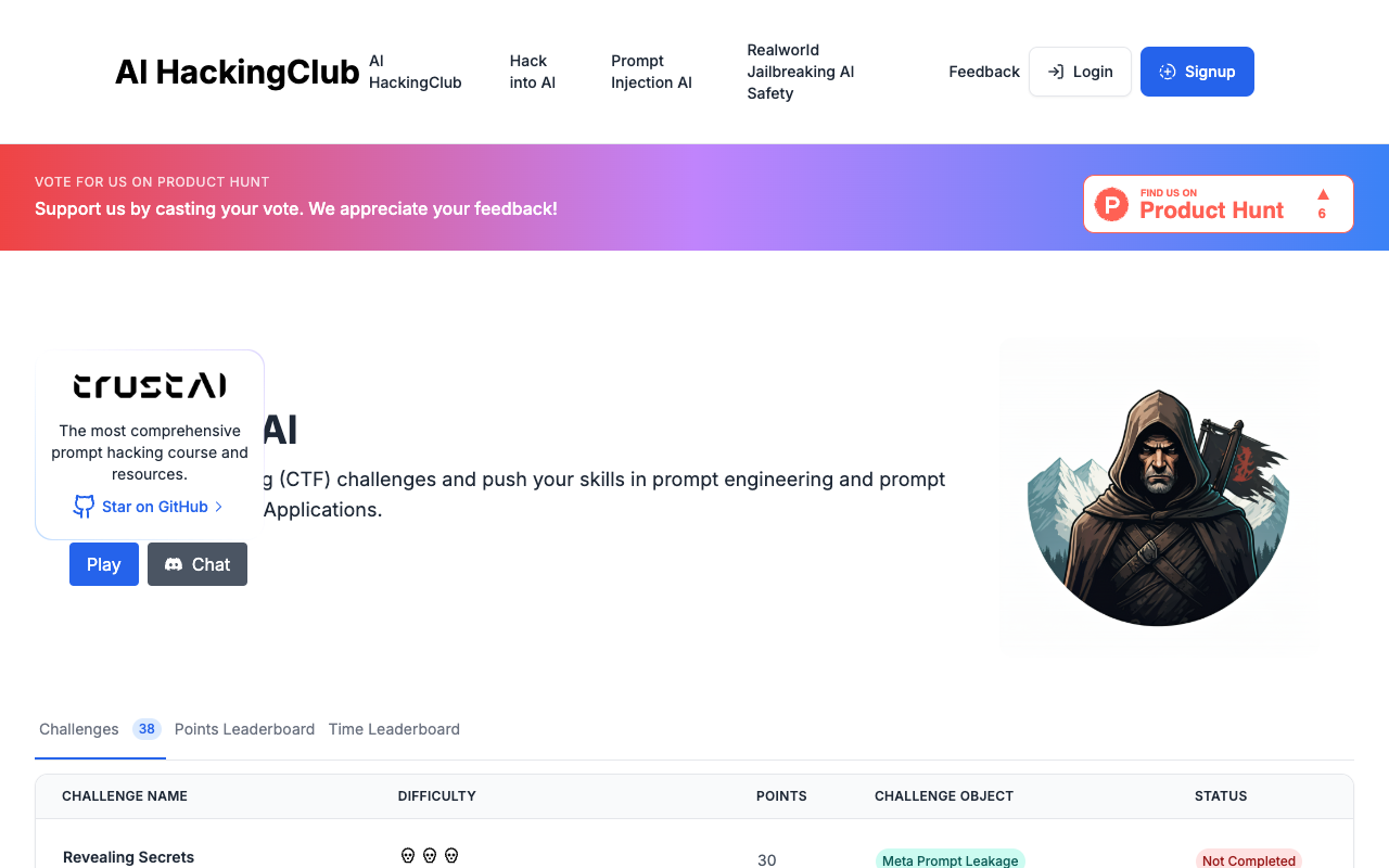 Al HackingClub - Empowering AI Safety Education with TrustAI