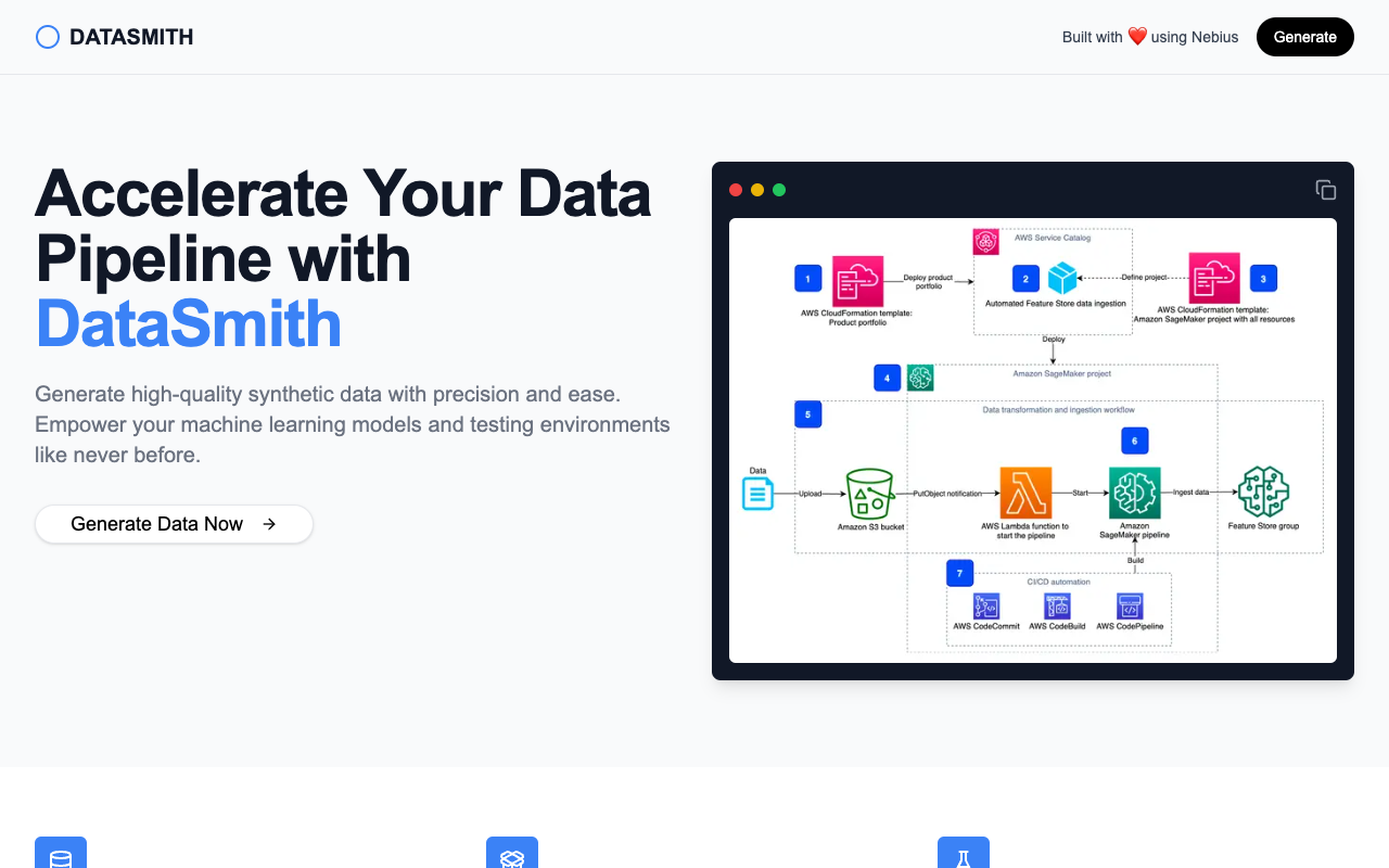 DataSmith - Empower Your Machine Learning with Synthetic Data