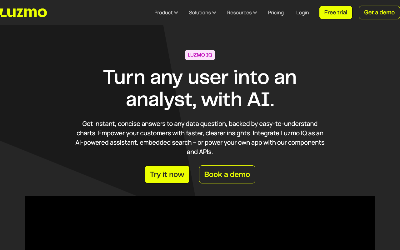 Luzmo IQ - Revolutionizing Customer Insights with Embeddable AI