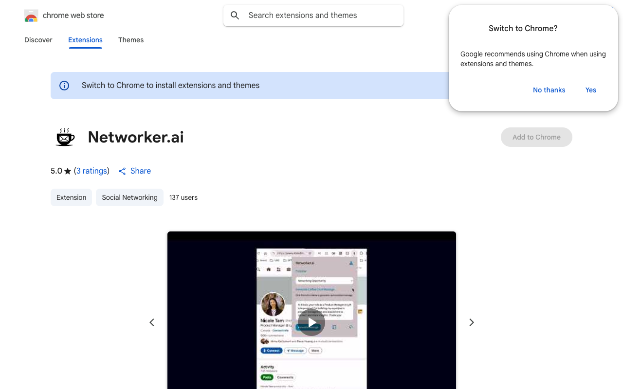 Networker.ai - Simplifying Quality Connections with AI