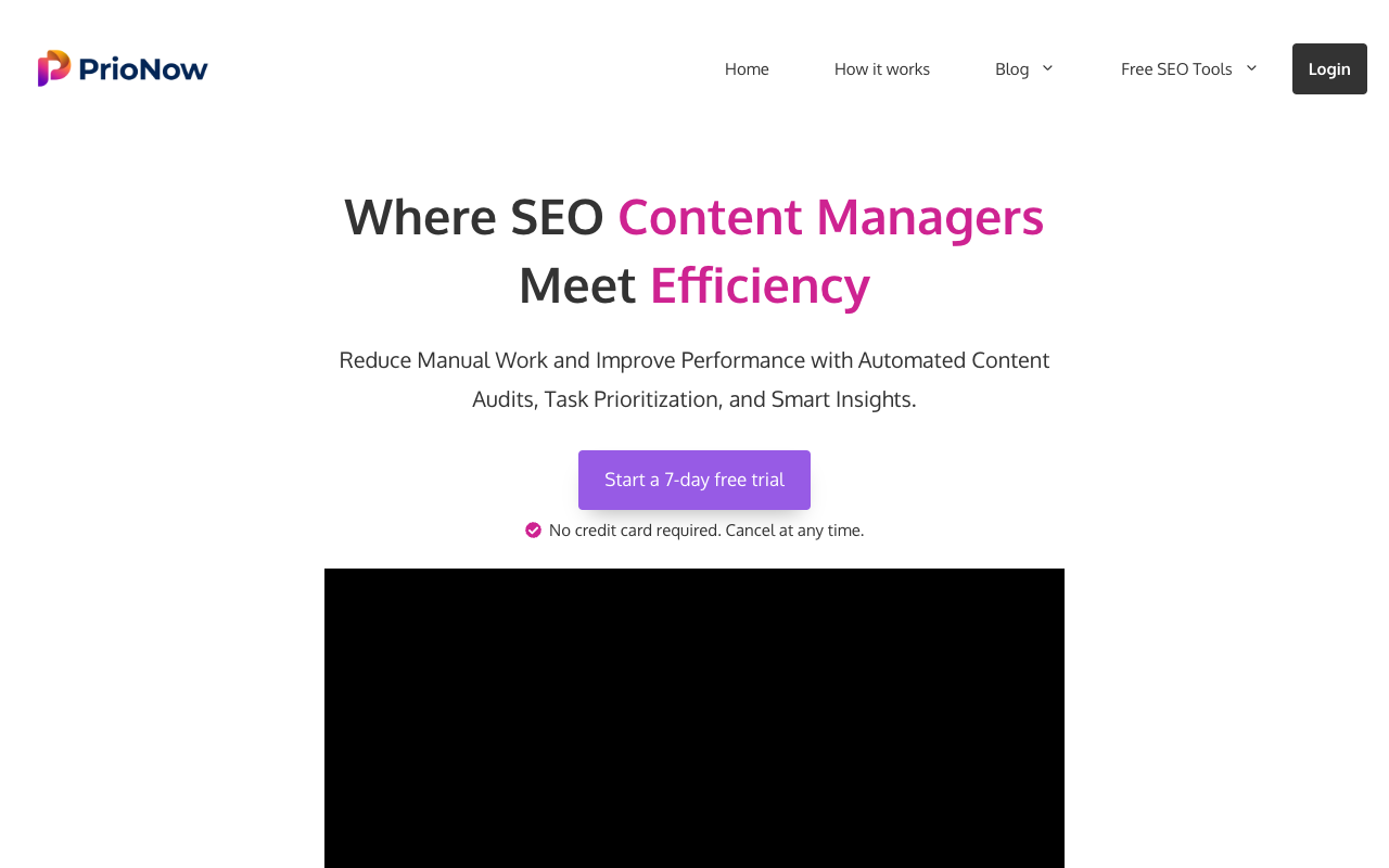 PrioNow - Enhance Your Content with AI SEO Analysis