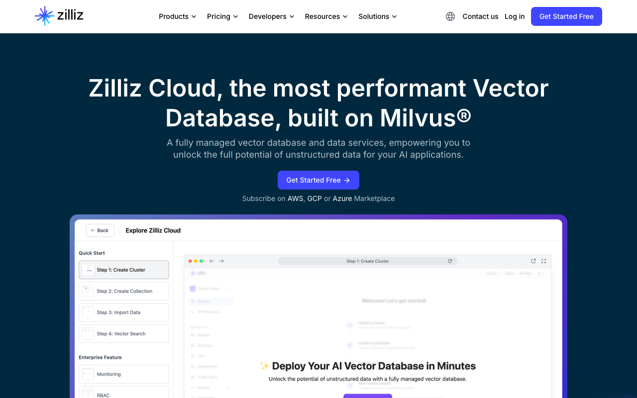 Zilliz Cloud Serverless - The Ultimate Vector Database Solution for GenAI Developers