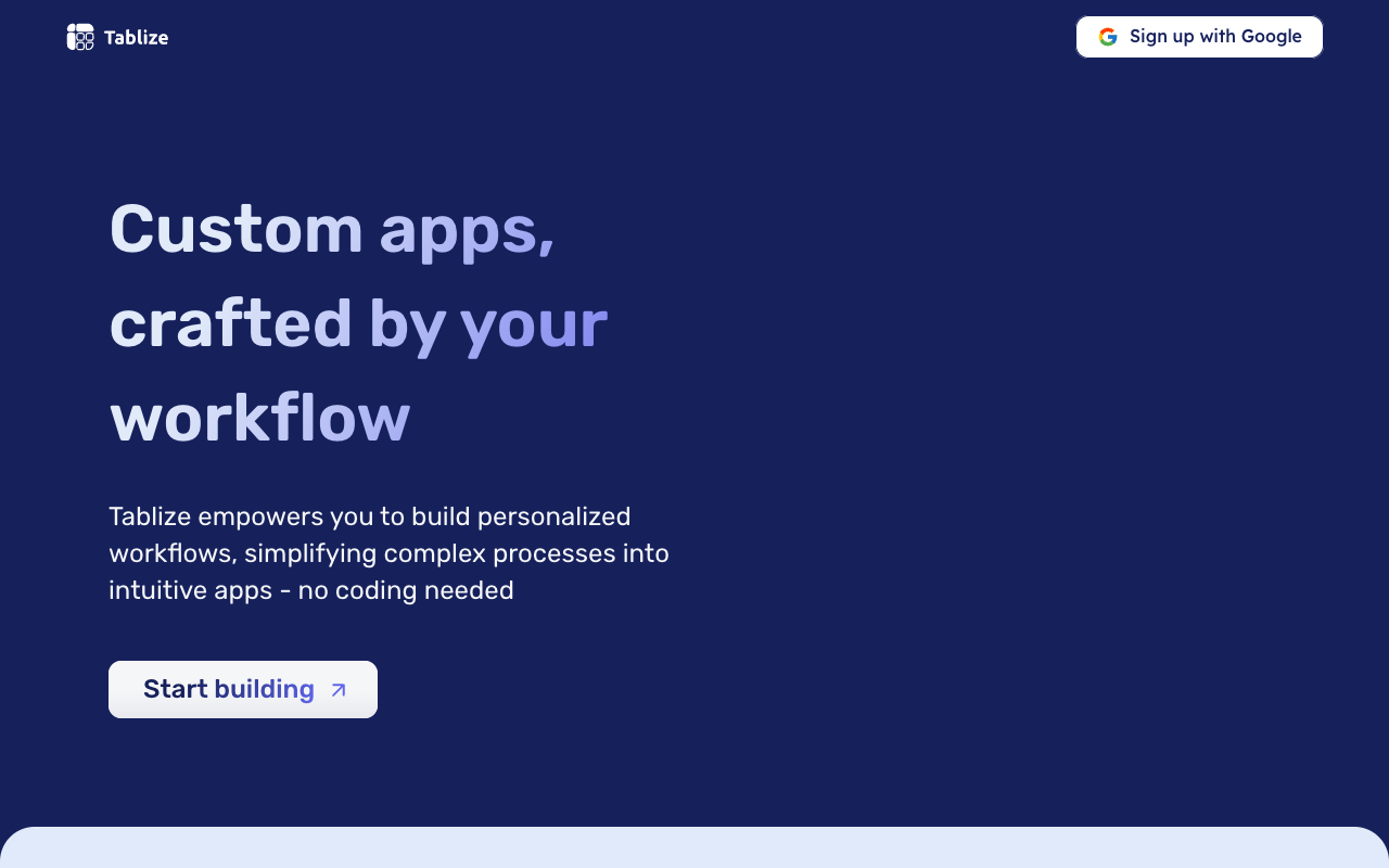 Tablize - Simplify Data Retrieval with Chat-based Table Creation