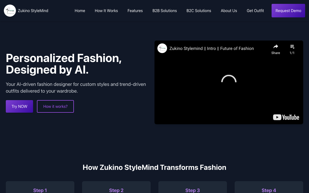 Zukino StyleMind - Personalized Fashion Enhanced by AI