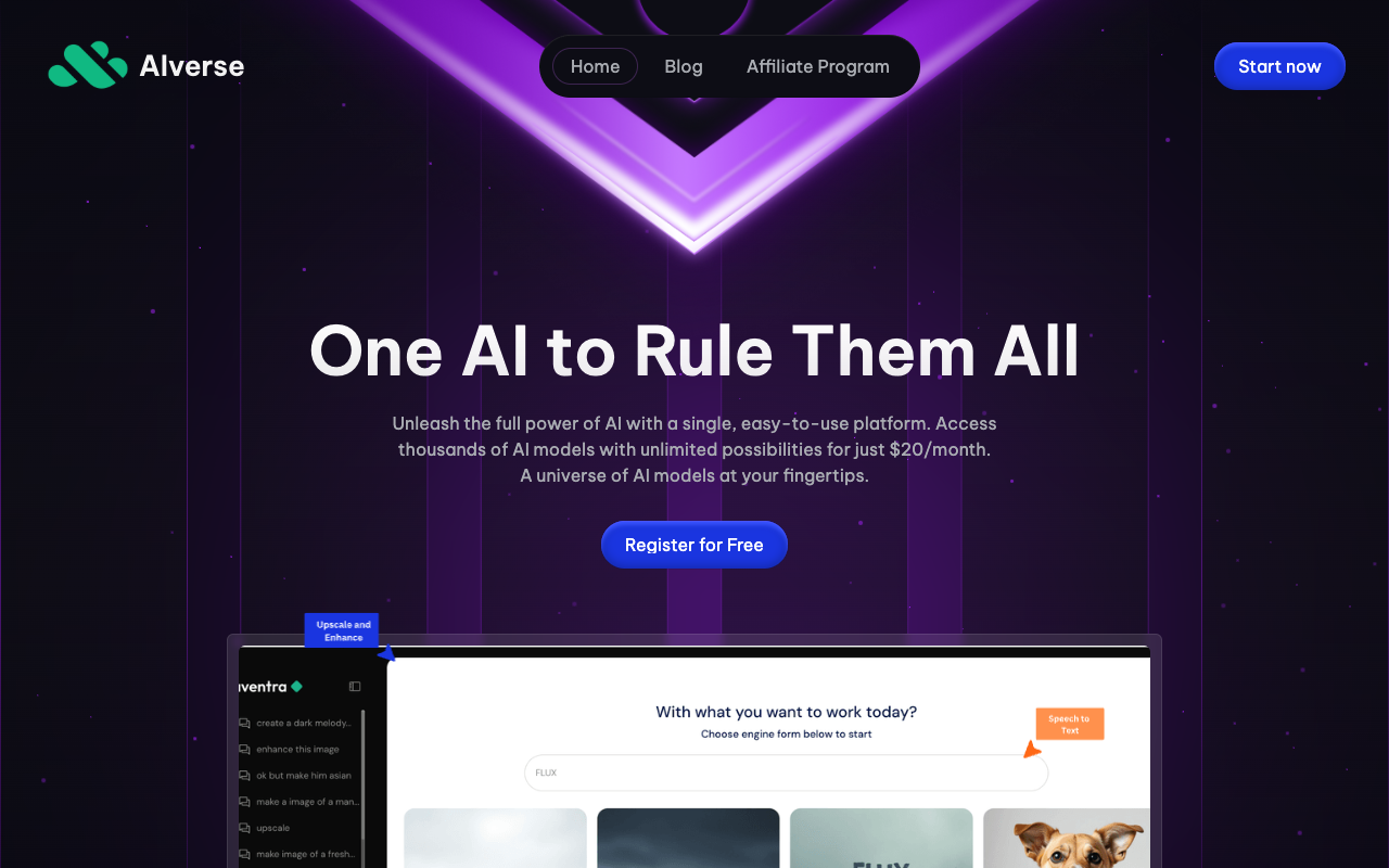 AIverse - Your All-in-One AI Solution AI Technology