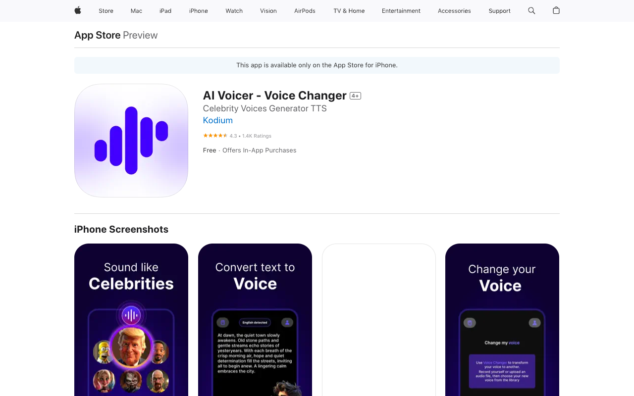 AI Voicer - Innovative Text-to-Speech and Voice Cloning Application
