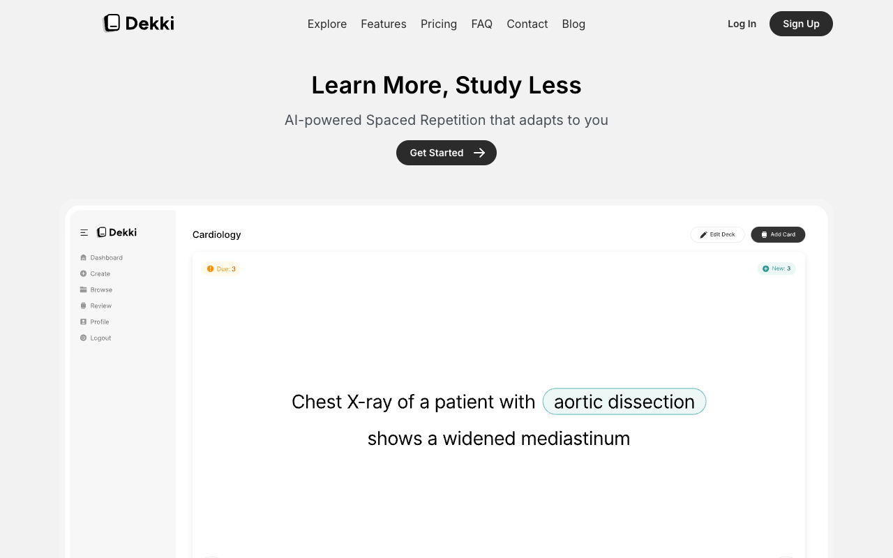 Dekki - Revolutionizing Study with AI-driven Flashcards