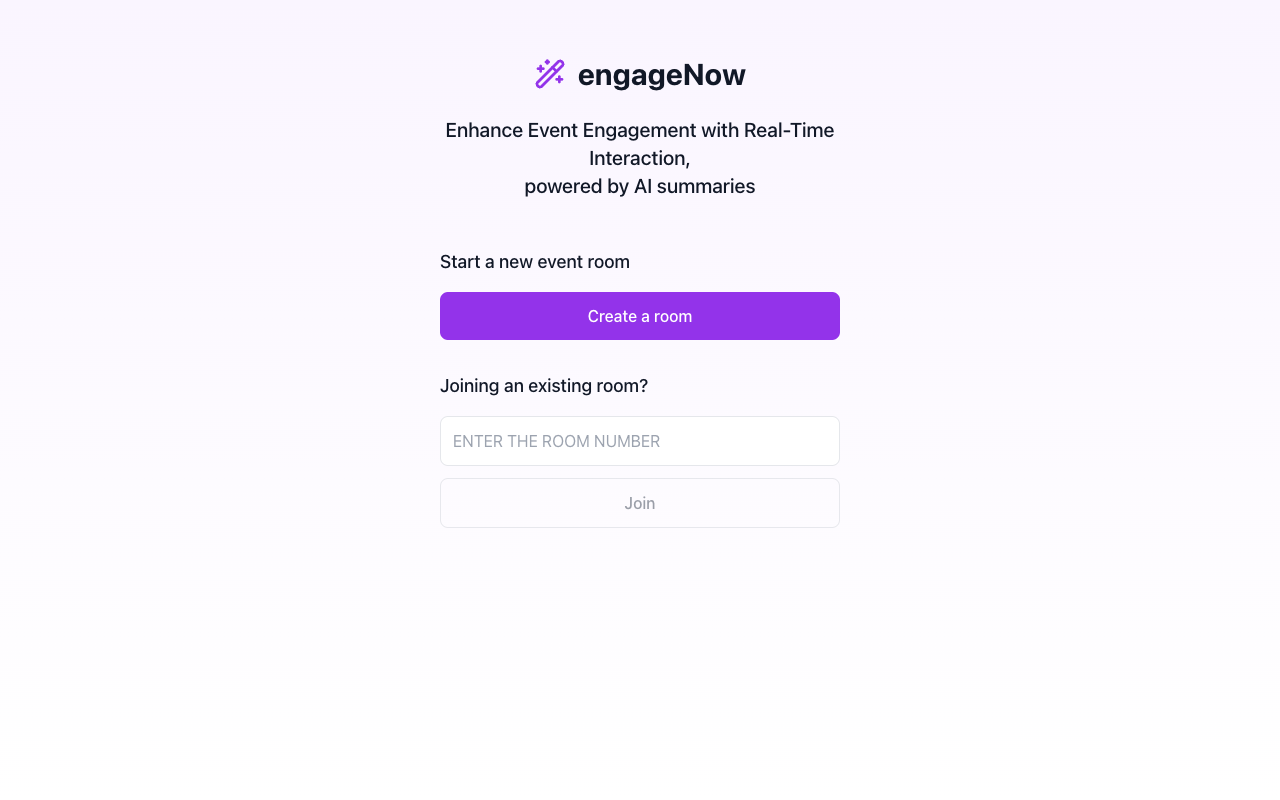 EngageNow - Real-time AI insights for smarter audience engagement