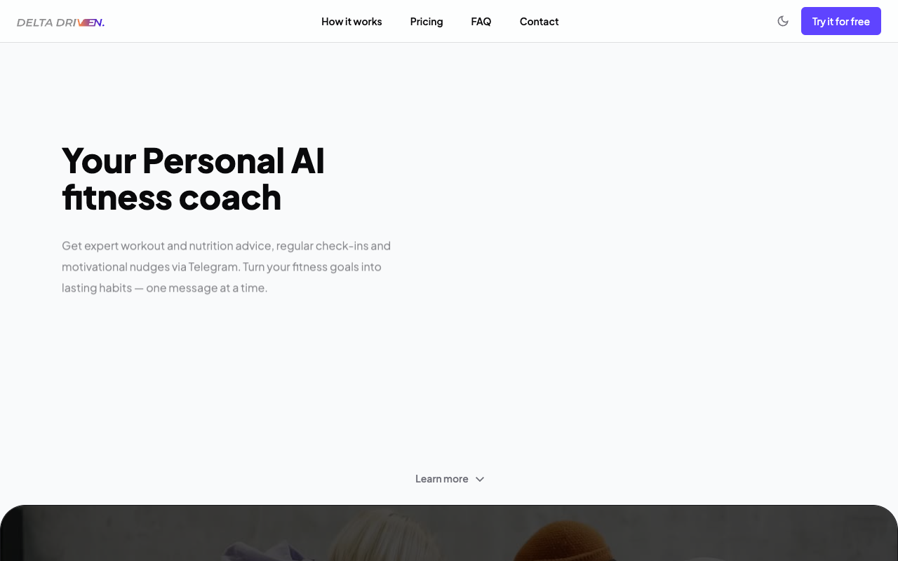 Delta Driven AI Fitness Trainer - Your gym-savvy AI companion