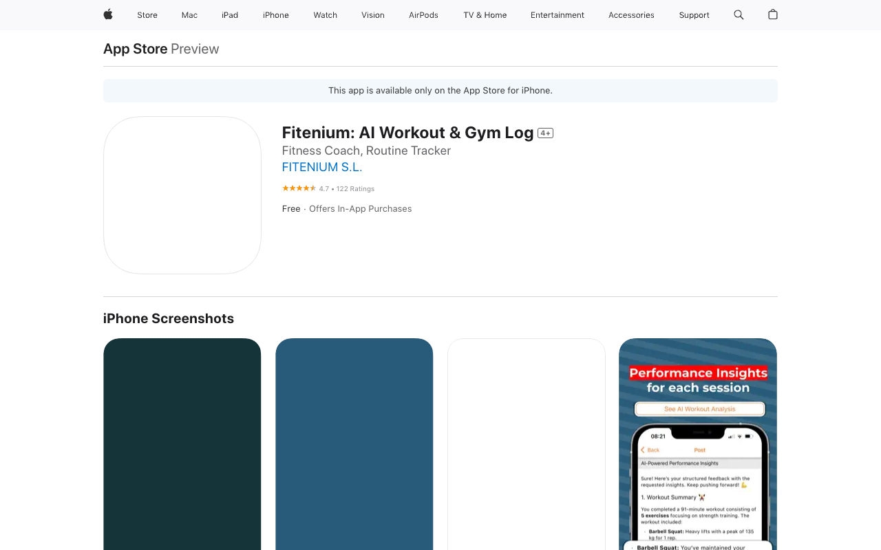 FITENIUM - Your personalized fitness assistant powered by AI