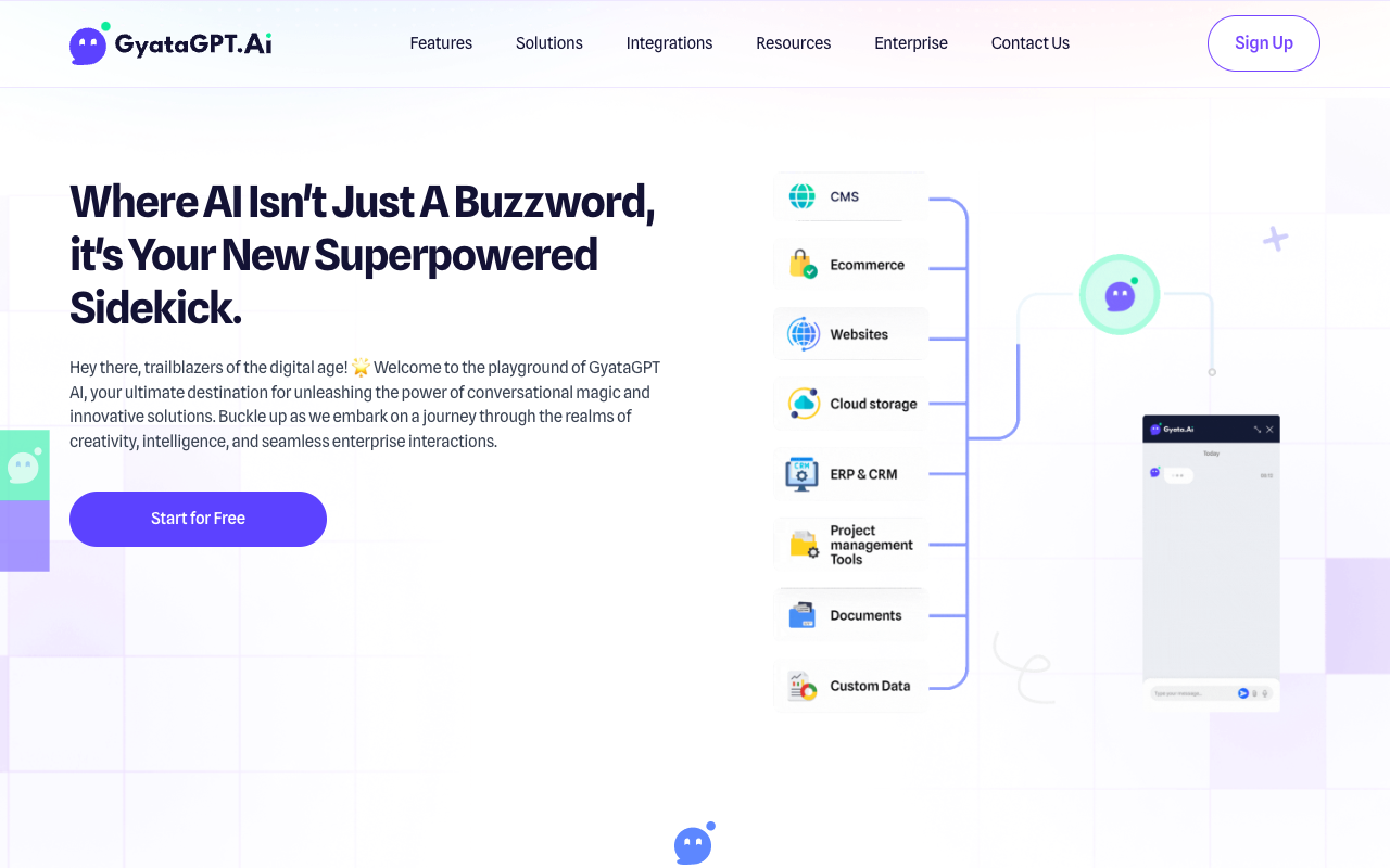 GyataGPT - Empower Your Business with Custom AI Applications