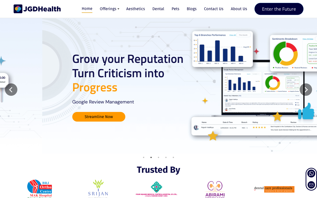 JGDHealth - Unified Healthtech Platform for EMR, IVR, CRM & Mobile Apps