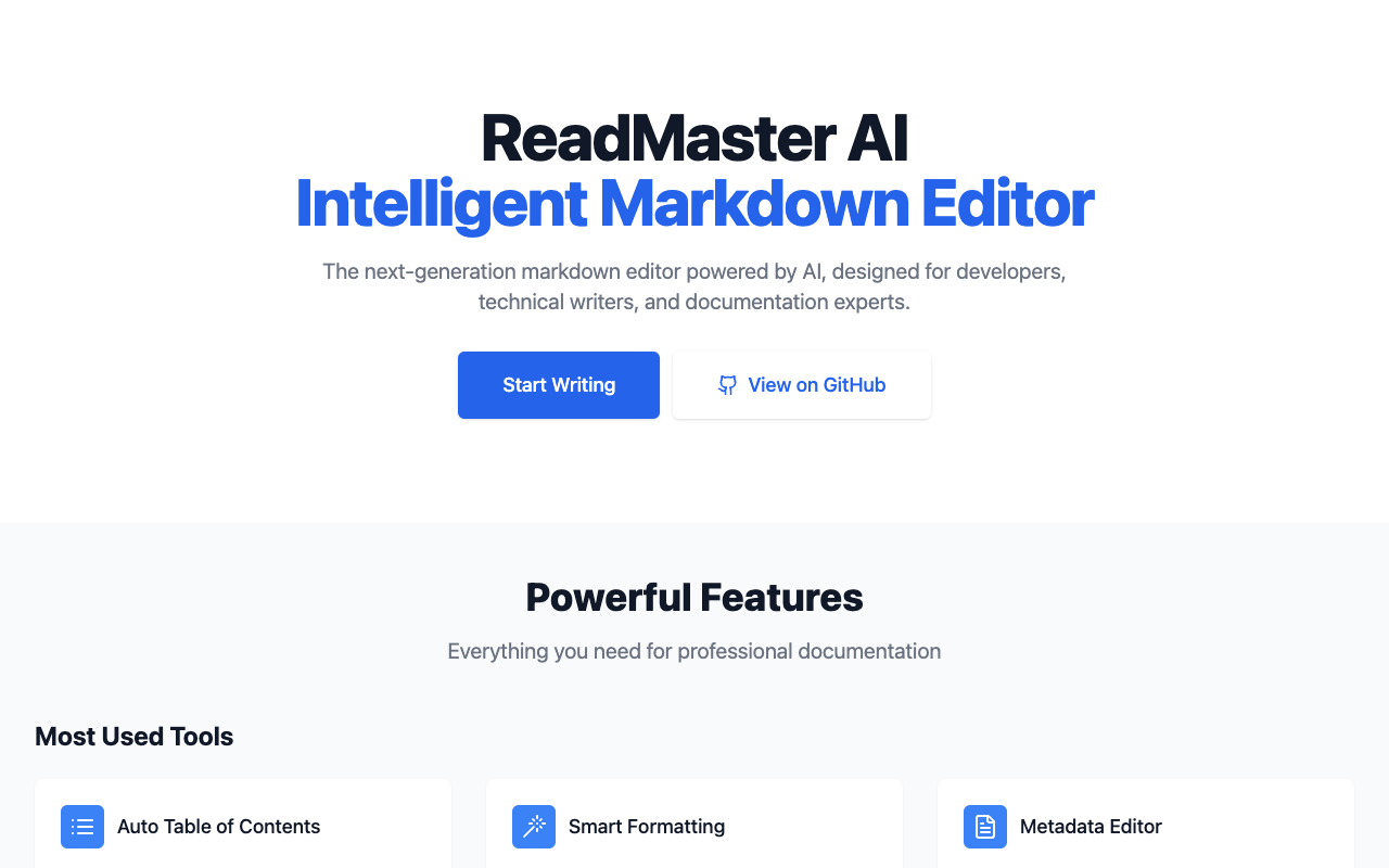 ReadMaster-AI - Revolutionizing Technical Documentation with AI