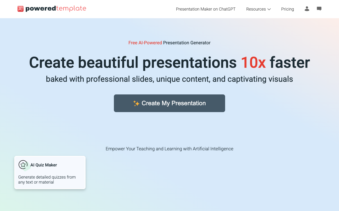 AI Presentation Maker - Create Professional Presentations Online