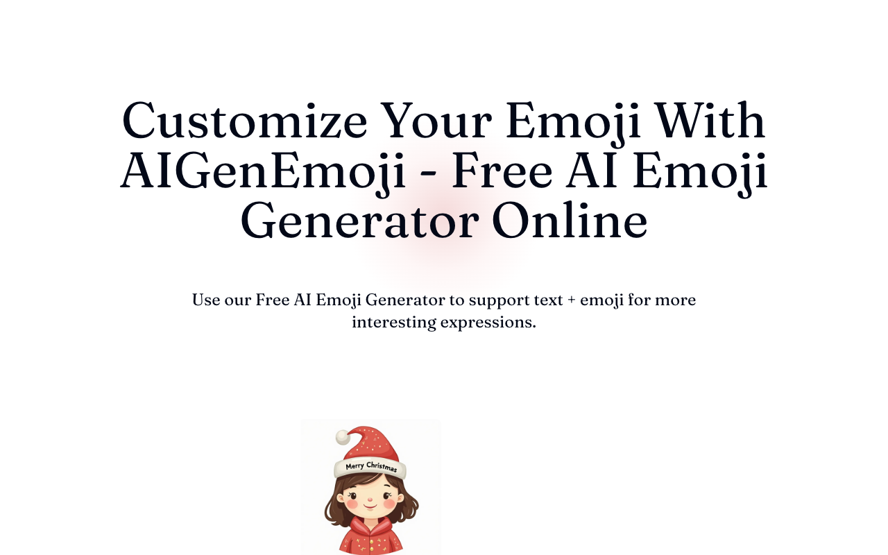 AIGenEmoji - Your Free Personalized AI Emoji Generator Online