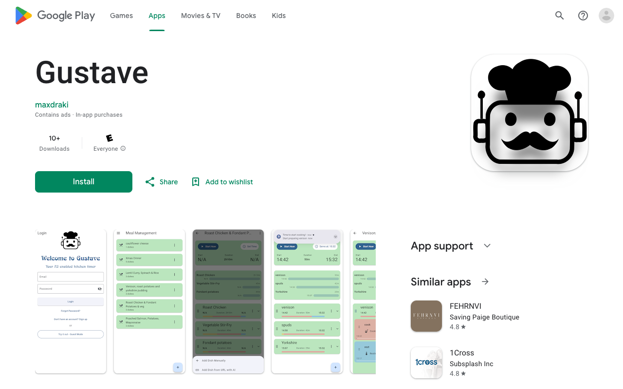 Gustave - Your AI-Powered Kitchen Assistant