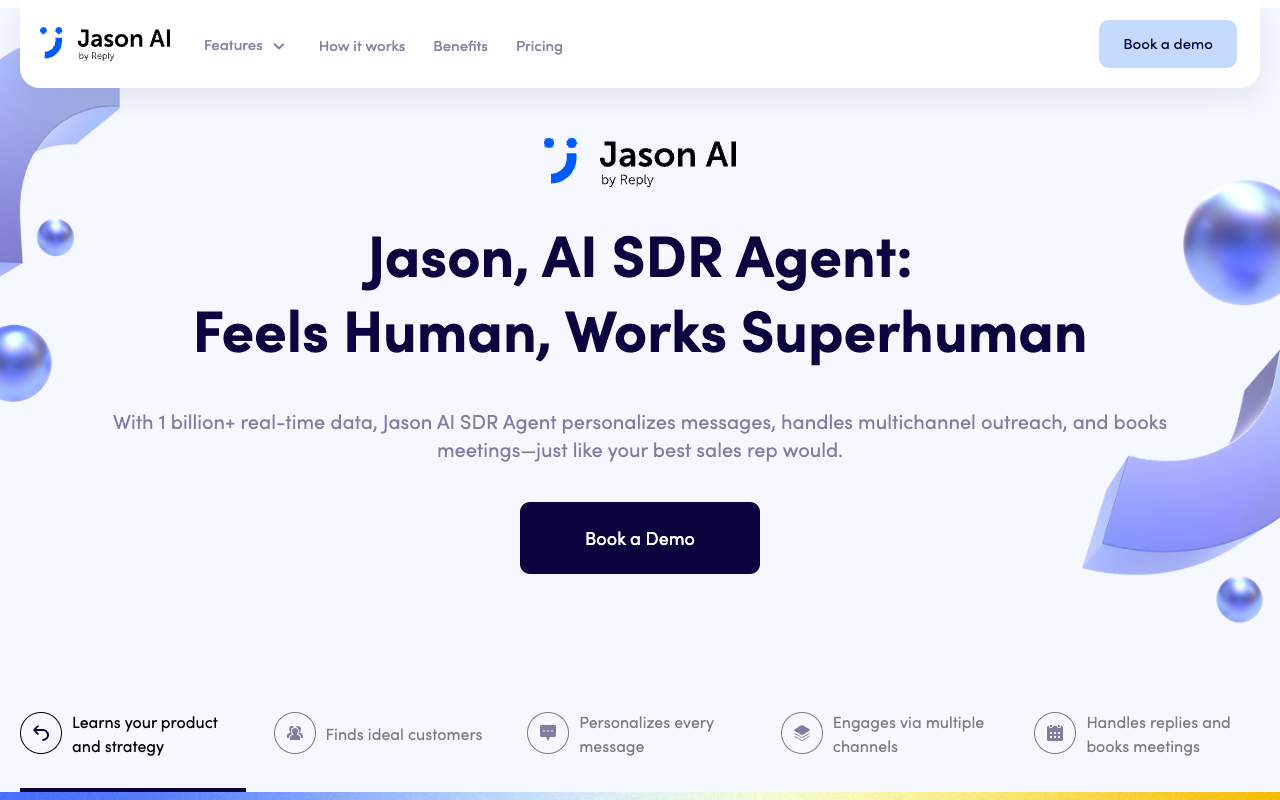 Jason AI SDR 2.0 by Reply.io - Enhance Your Cold Outreach with AI