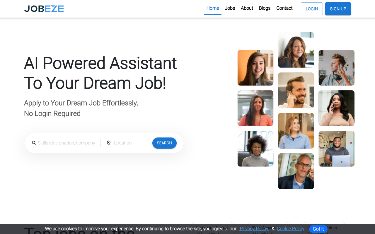 Jobeze - Your AI Job Search Partner