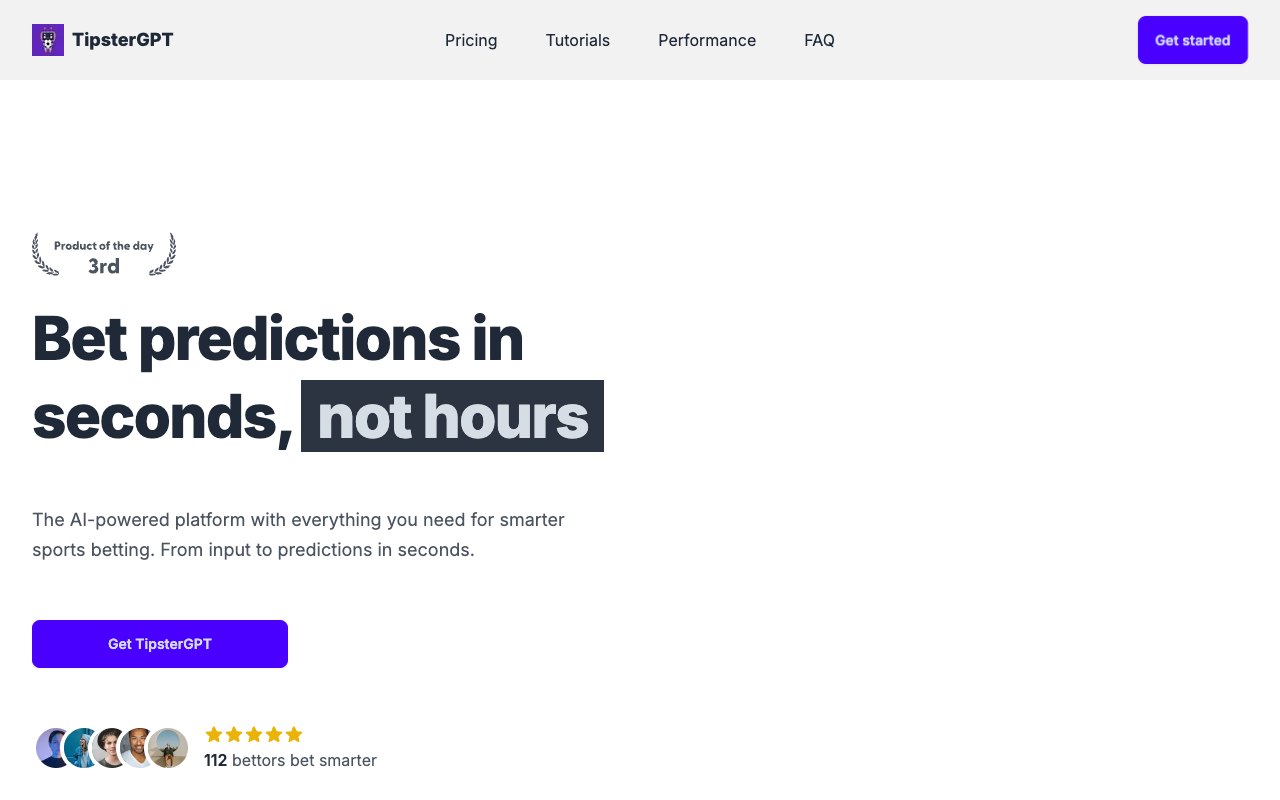 TipsterGPT - Enhance Your Betting Strategy with AI-powered Predictions