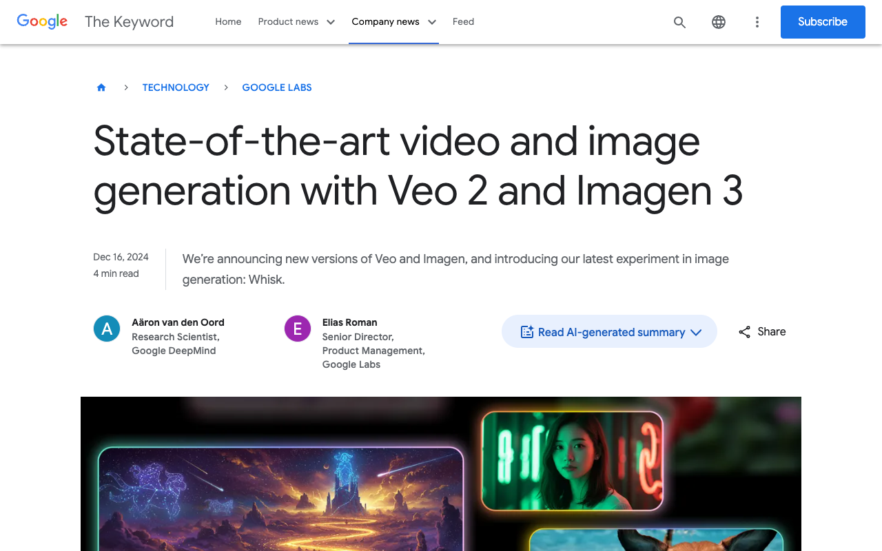 Google Veo 2 - Advanced Video Generation Model