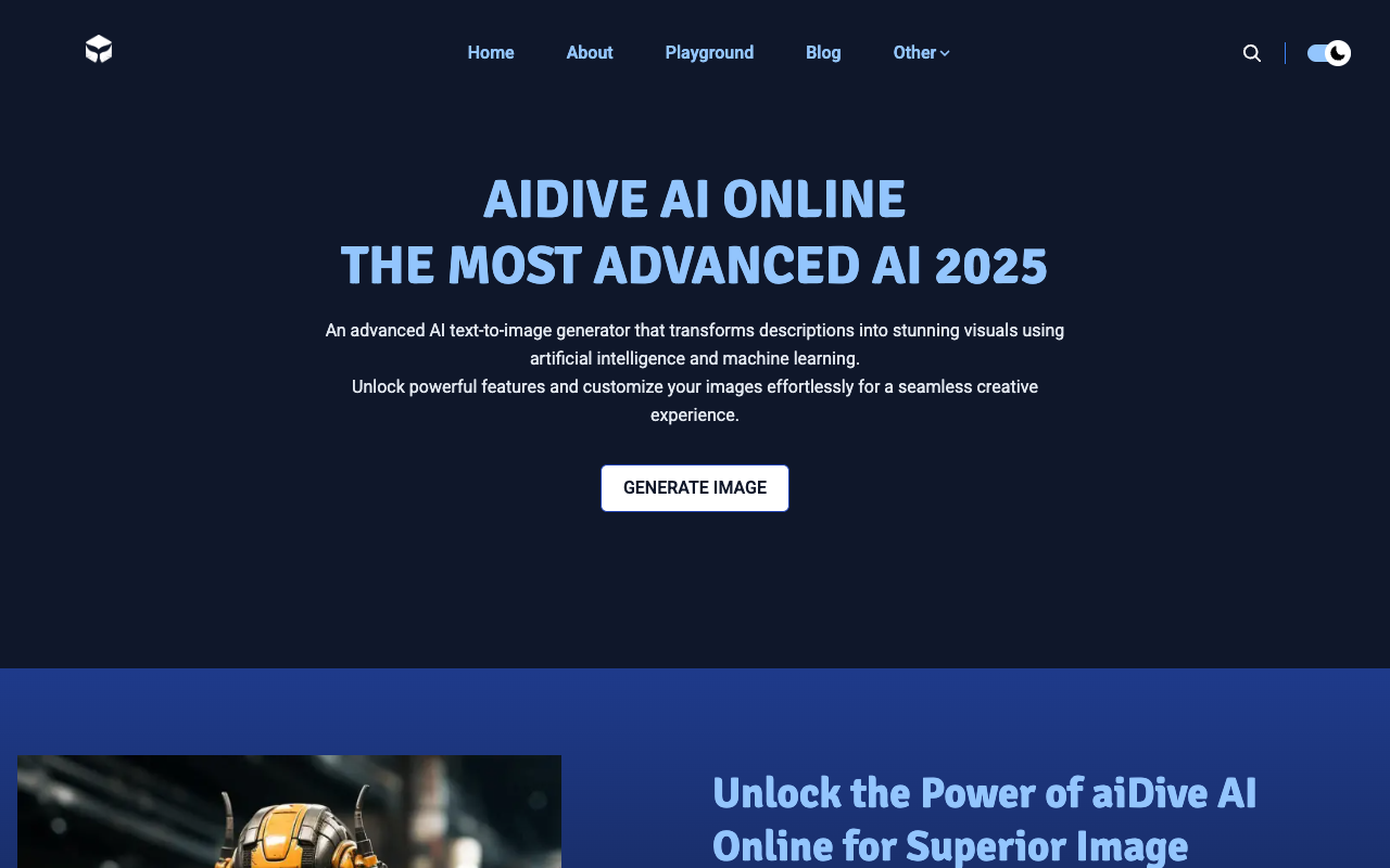 AiDive - Discover Top AI Tools for Productivity Boost