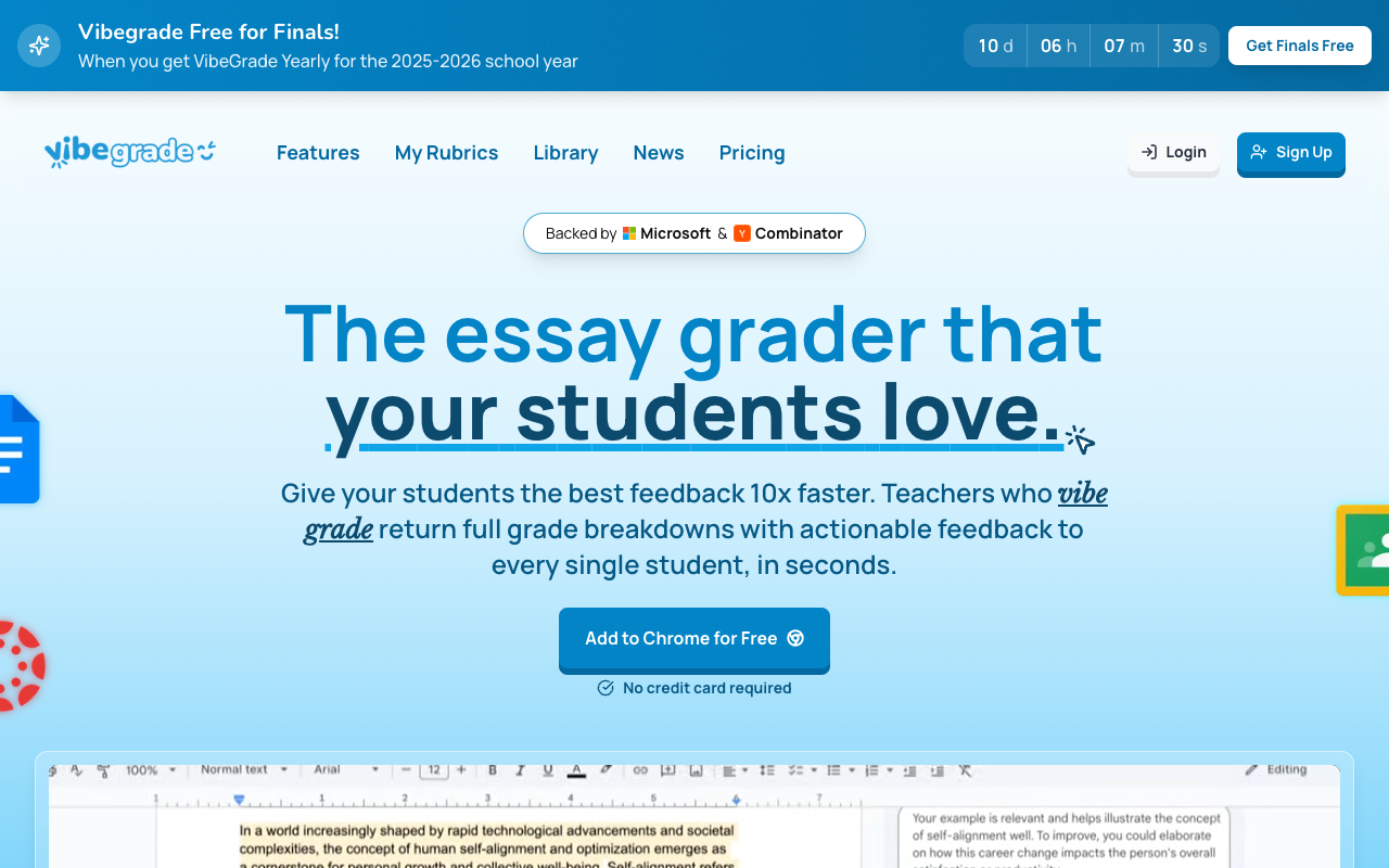 GradeAssist Agent - Revolutionizing Essay Grading for Educators