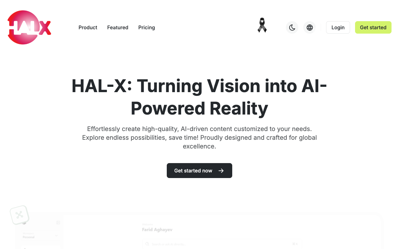 HAL-X - Your Hub for Innovative AI Tools and Solutions