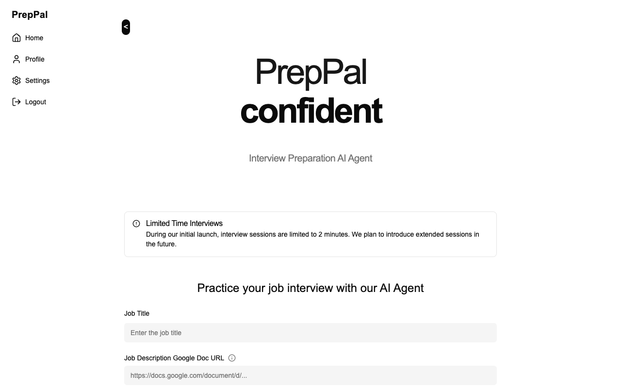 PrepPal AI - Your Interview Preparation AI Assistant