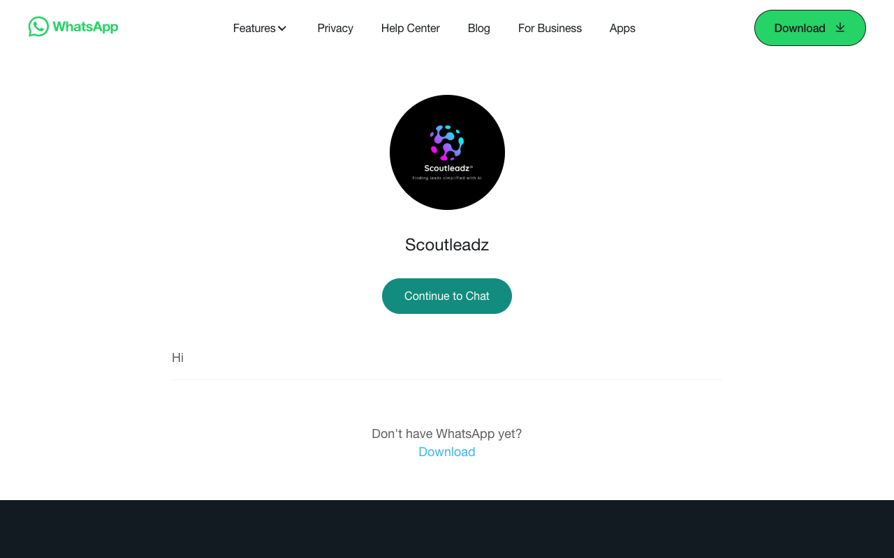 Scoutleadz - Your AI-powered B2B lead generation assistant