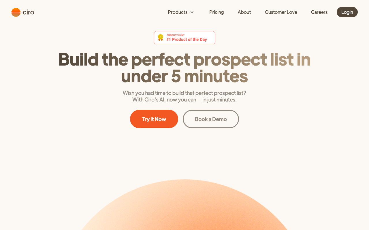 Ciro - Simplify prospect list building with AI