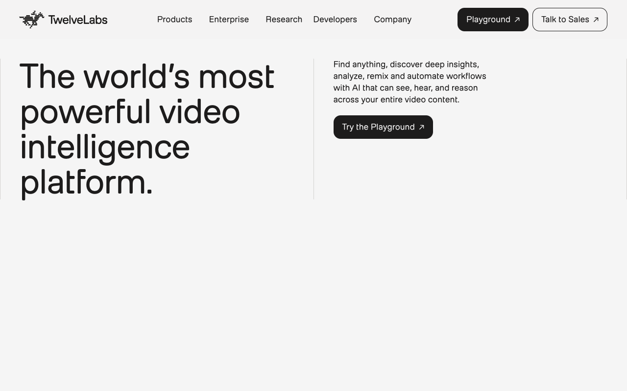 TwelveLabs - Revolutionizing Video Understanding with AI Technology
