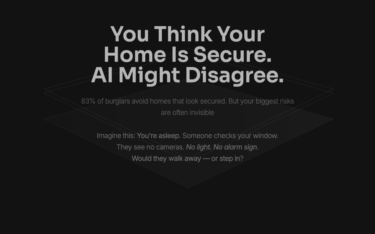 AI Home Safety Check - Discover hidden risks in your home security