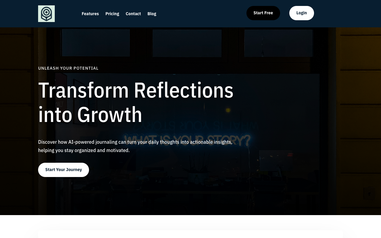 Journiq - An AI journal that helps you organize your thoughts