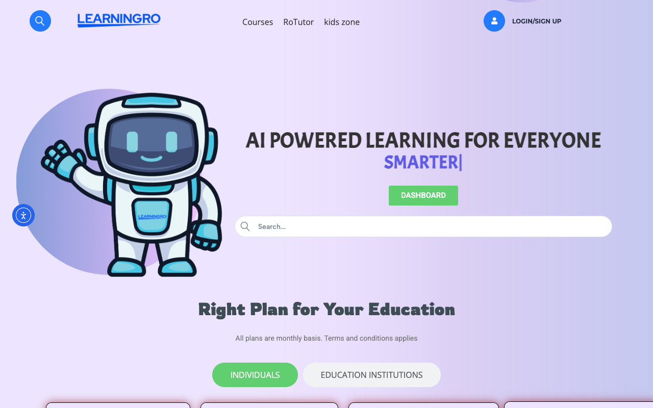 LearningRO - An AI-powered platform for smarter learning