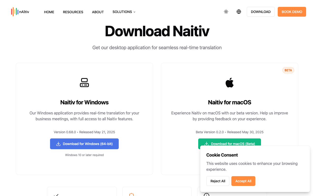 Naitiv - Smart tool for talking in different languages AI Communication