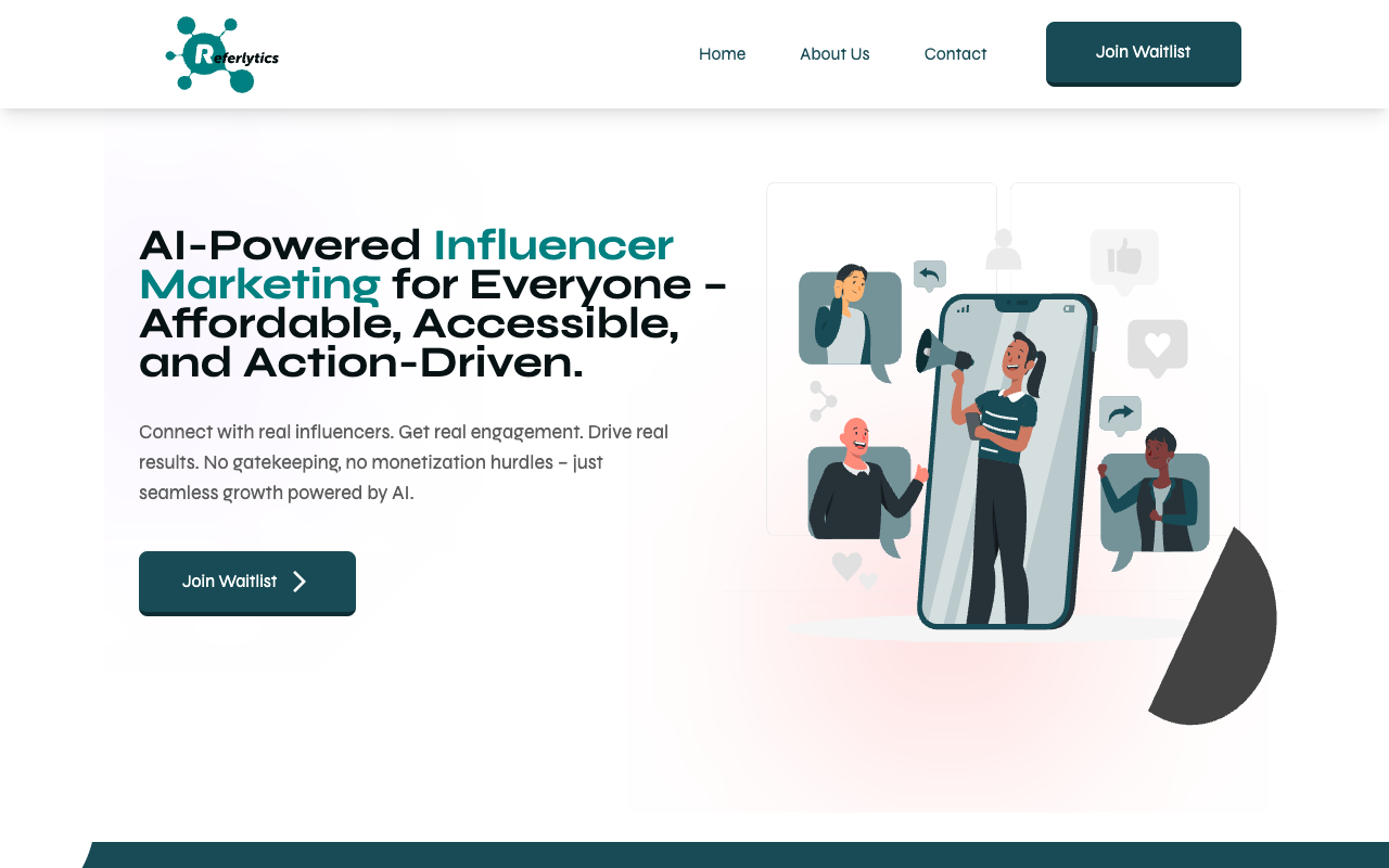 Referlytics - Your AI helper for tracking influencer marketing success