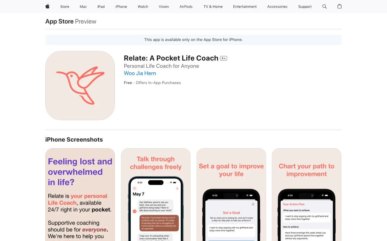 Relate - Your 24/7 AI Life Coach to Help You Win in Life AI Coaching Lifestyle