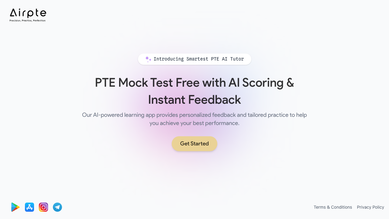 AirPTE - The smart app to help you score high on PTE