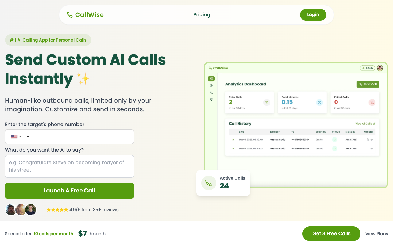 CallWise AI - Your friendly helper for fun voice calls