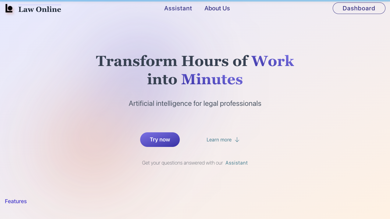 Law Online - Your AI helper for legal documents in minutes