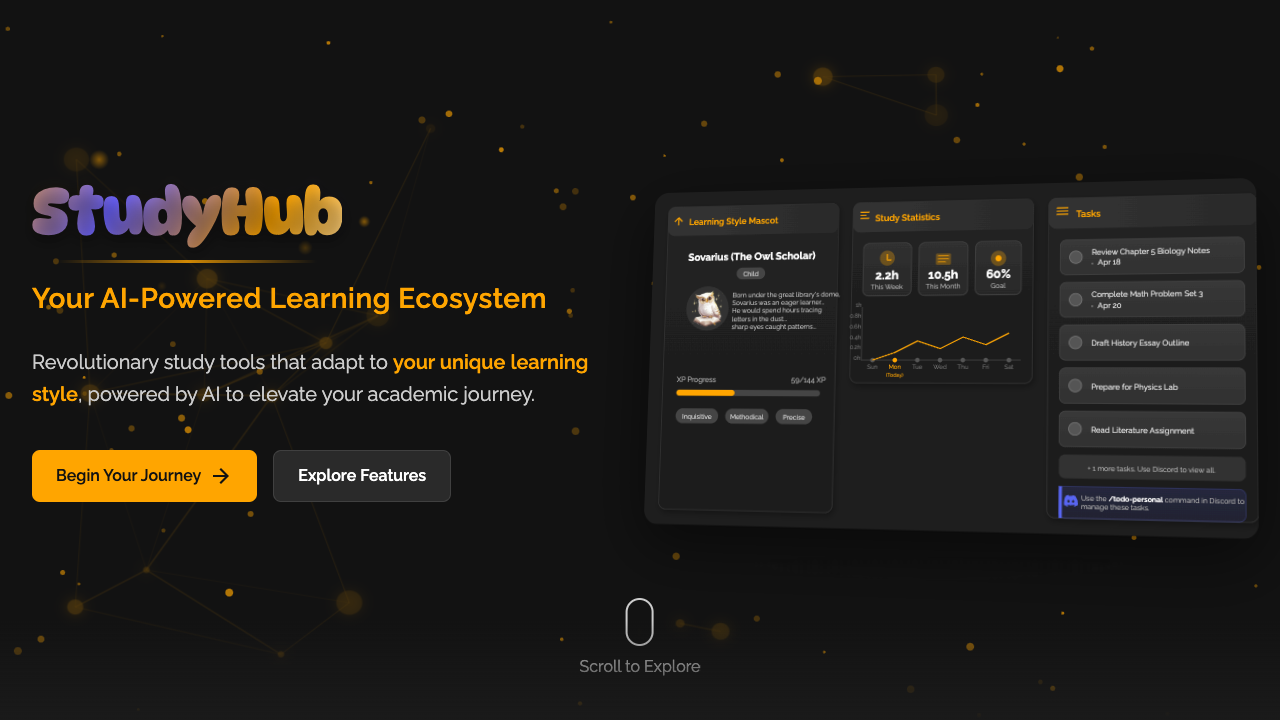 StudyHub - Your AI study helper for better grades