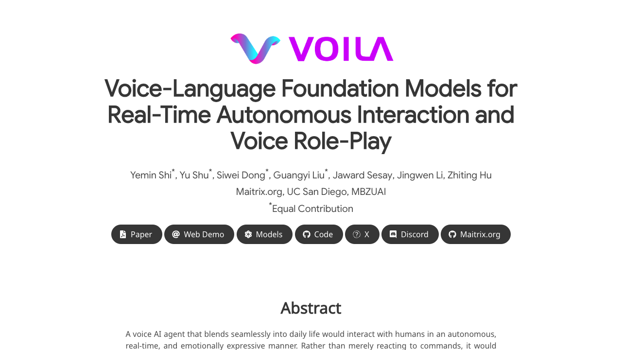 Voila - An open-source AI that helps you talk like a character