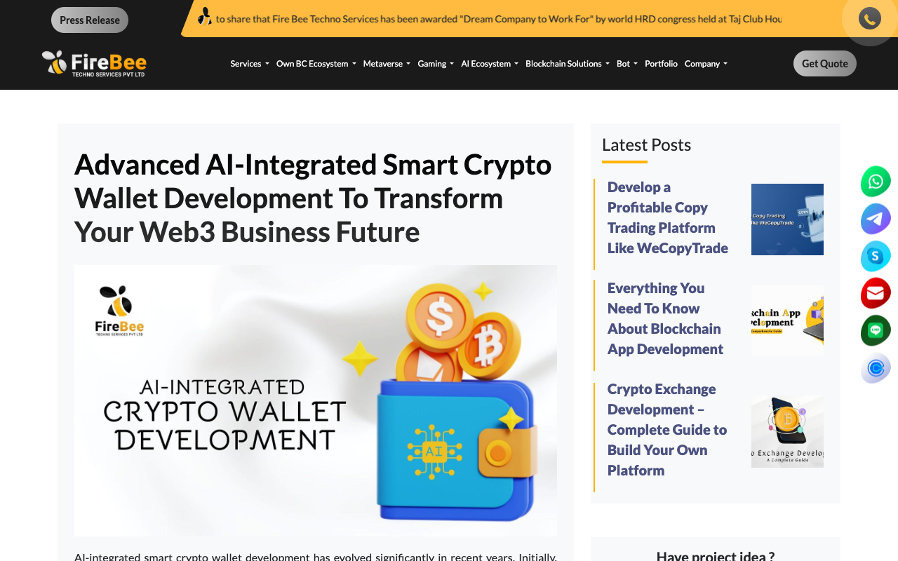 AI-Integrated Crypto Wallet - Make Your Crypto Safe and Smart