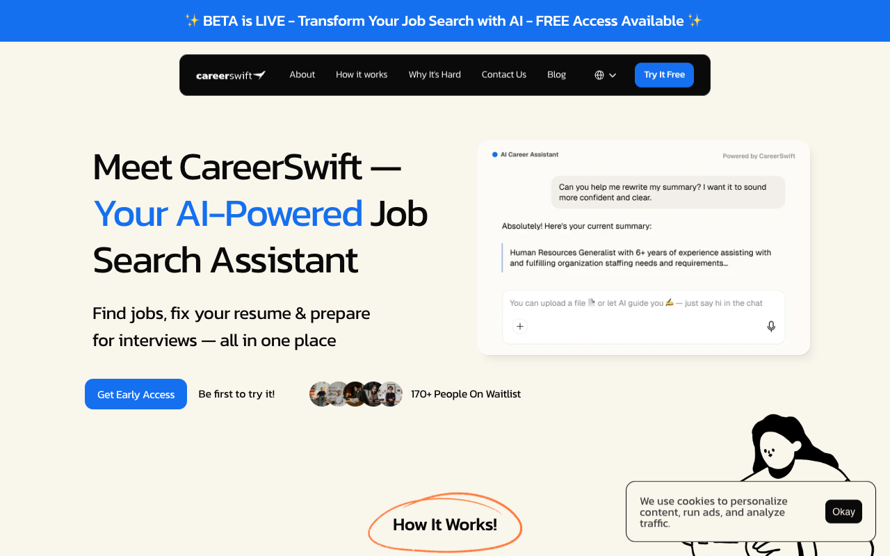 CareerSwift - Your smart helper for job hunting