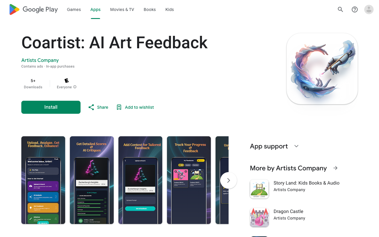 Coartist - Get Instant AI Feedback on Your Art!
