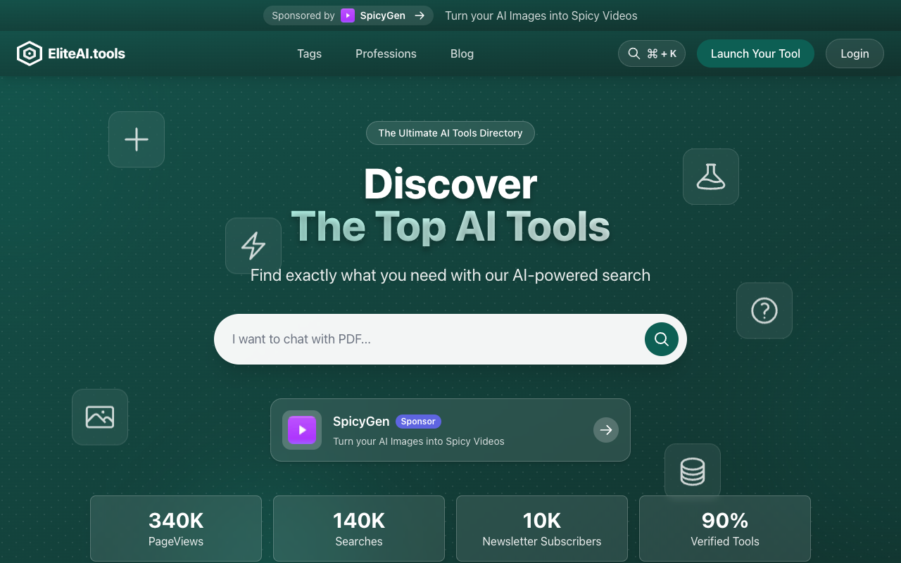 EliteAI.tools - Find the best AI tools for your tasks