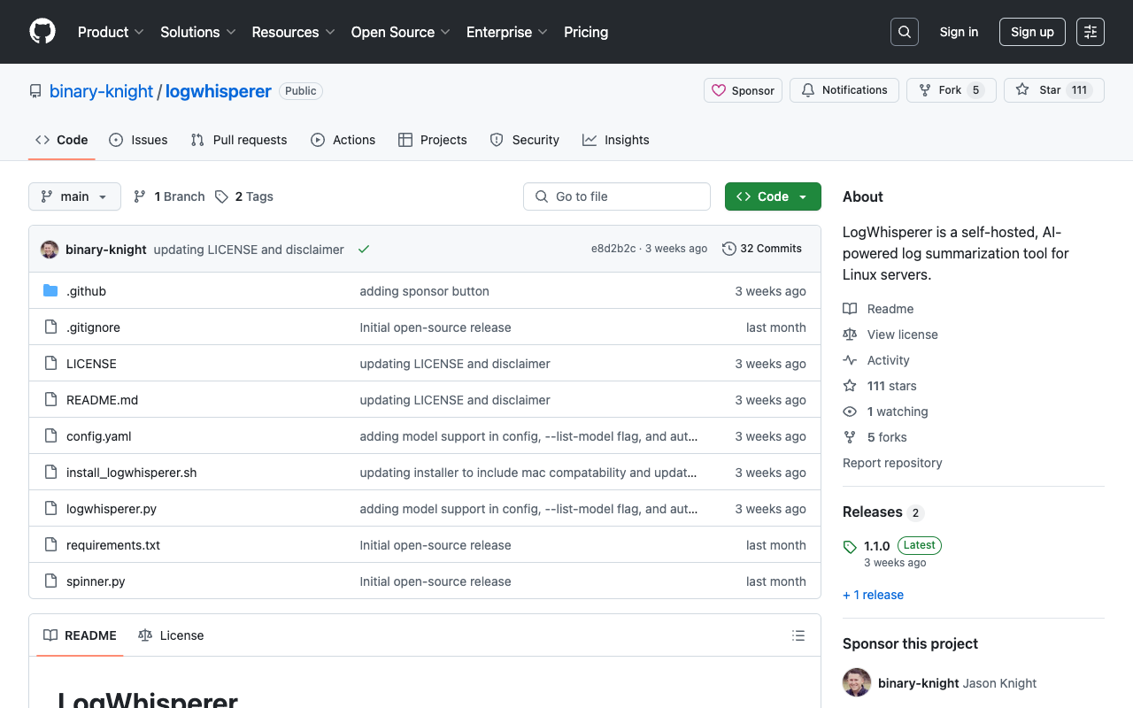 LogWhisperer - A tool that helps you understand your logs easily