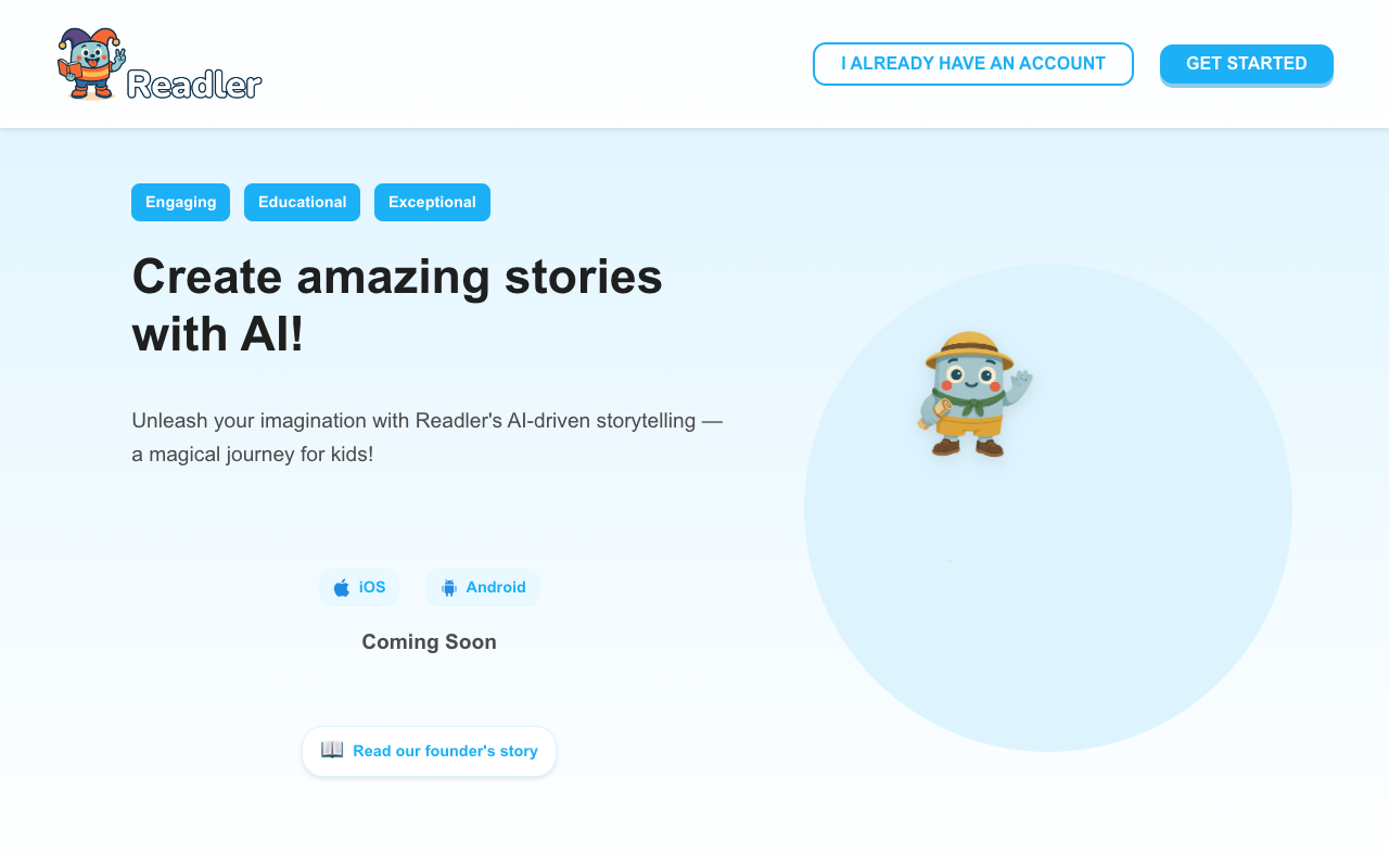 Readler - Fun AI stories just for kids